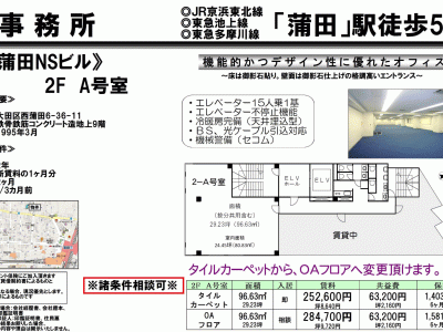 ■歯科開業物件情報　「蒲田駅」より徒歩5分！大田区西蒲田6丁目　物件番号10025